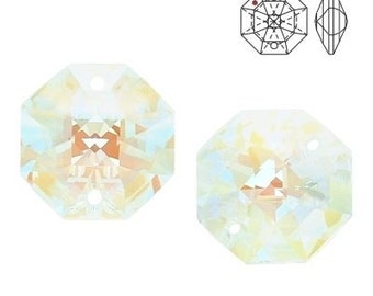 スワロフスキークリスタル8115＆8116 SWAROVSKI STRASS®14mm Colored 2-Hole Octagon – ChandelierParts