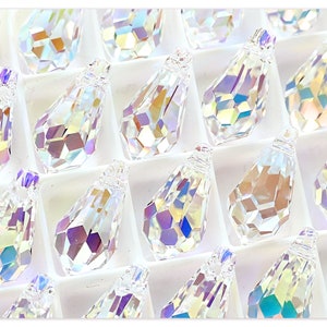 Swarovski Elements 6000 Drop 15mm Crystal Aurore Boreale crystal Swarovski Drop Swarovski crystal Multicolor crystal multicolor drop