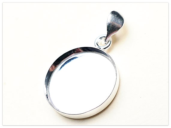 Alyson Layne Sterling Silver 10 Mm X 8 Mm Emerald Cut Gemstone Diamond Accent Pendant Necklace