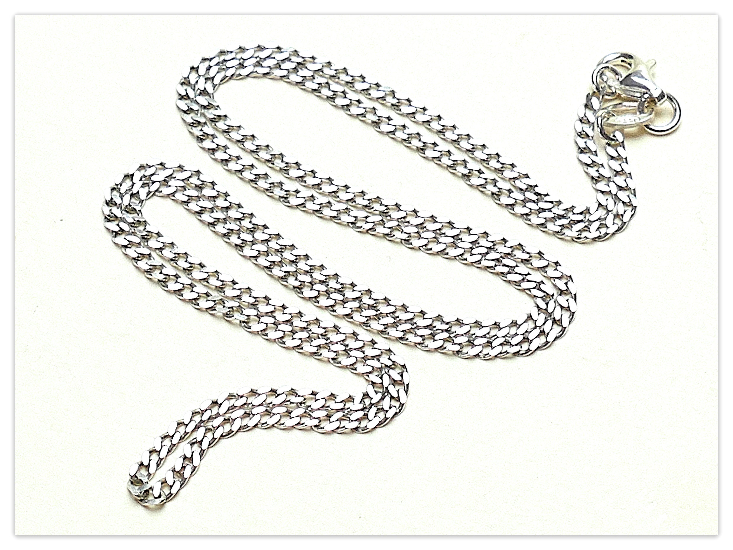 GURHAN Mens Sterling Silver Link Short Necklace, Large
