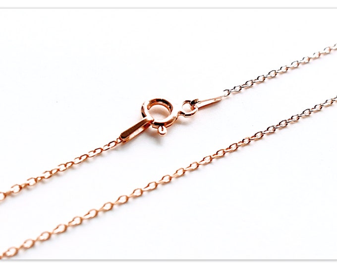 1mm Anchor Silver Chain 925 Celebrity Chain 40cm 45cm 50cm 55cm 60cm ...