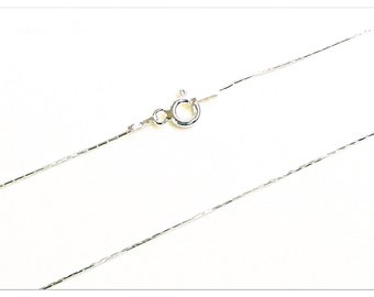 0,6 mm chaîne en argent Cardano 925 chaîne serpent 40 cm 45 cm 50 cm 55 cm 60 cm 70 cm 80 cm collier en argent sterling serpent véritable chaîne en argent