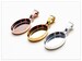 14mm silver oval cabochon base pendant 925 sterling silver oval blanks gold plated real silver resin setting Rose Gold cast resin components 