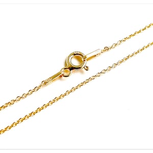 1mm anchor gold plated 925 silver celebrity necklace 35cm 40cm 45cm 50cm 55cm 60cm 70cm solid silver thin chain 14" 16" 18" 20" 24" 28"