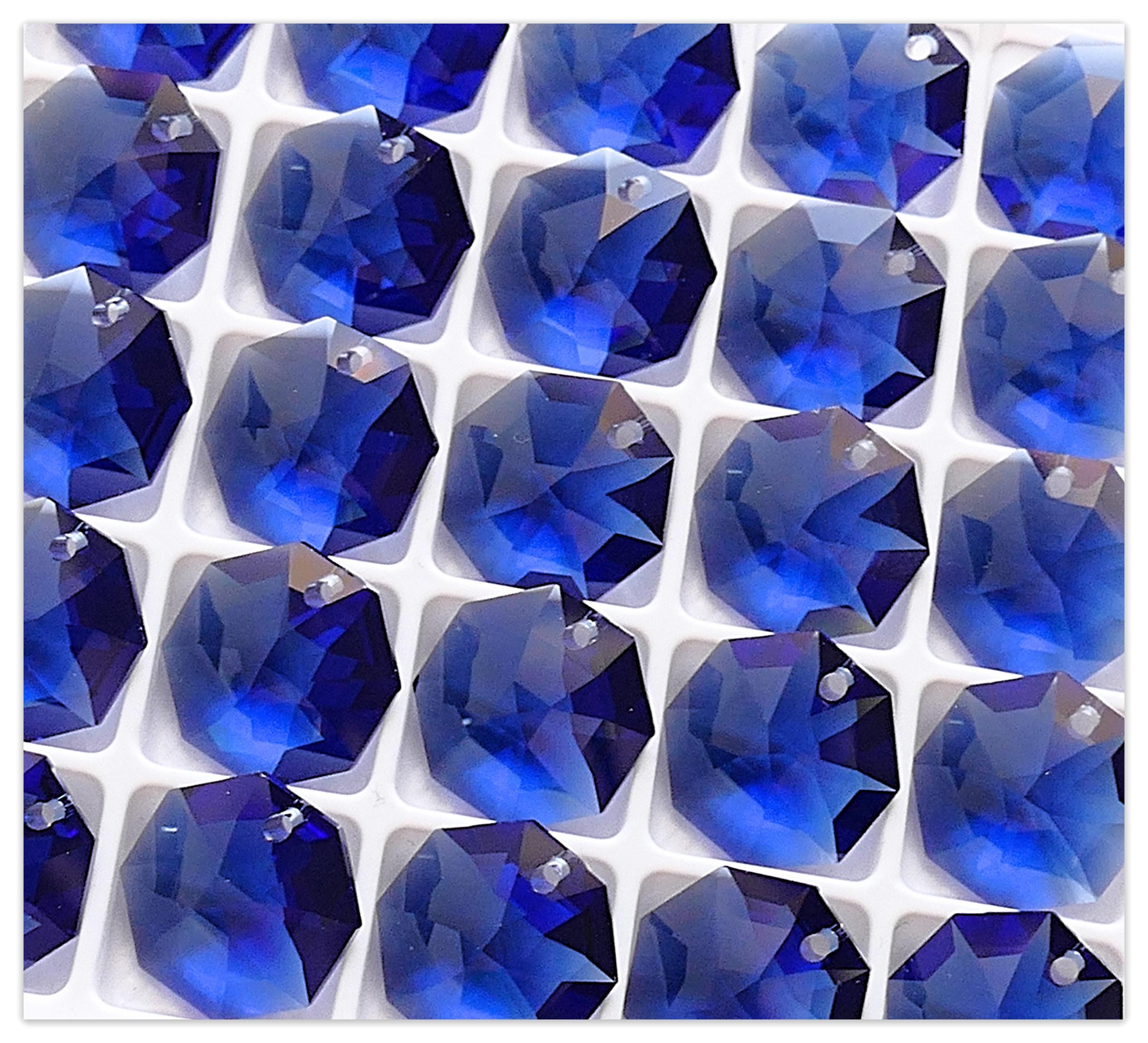 スワロフスキー ストラス 8115 オクタゴン 14 mm ダーク サファイア