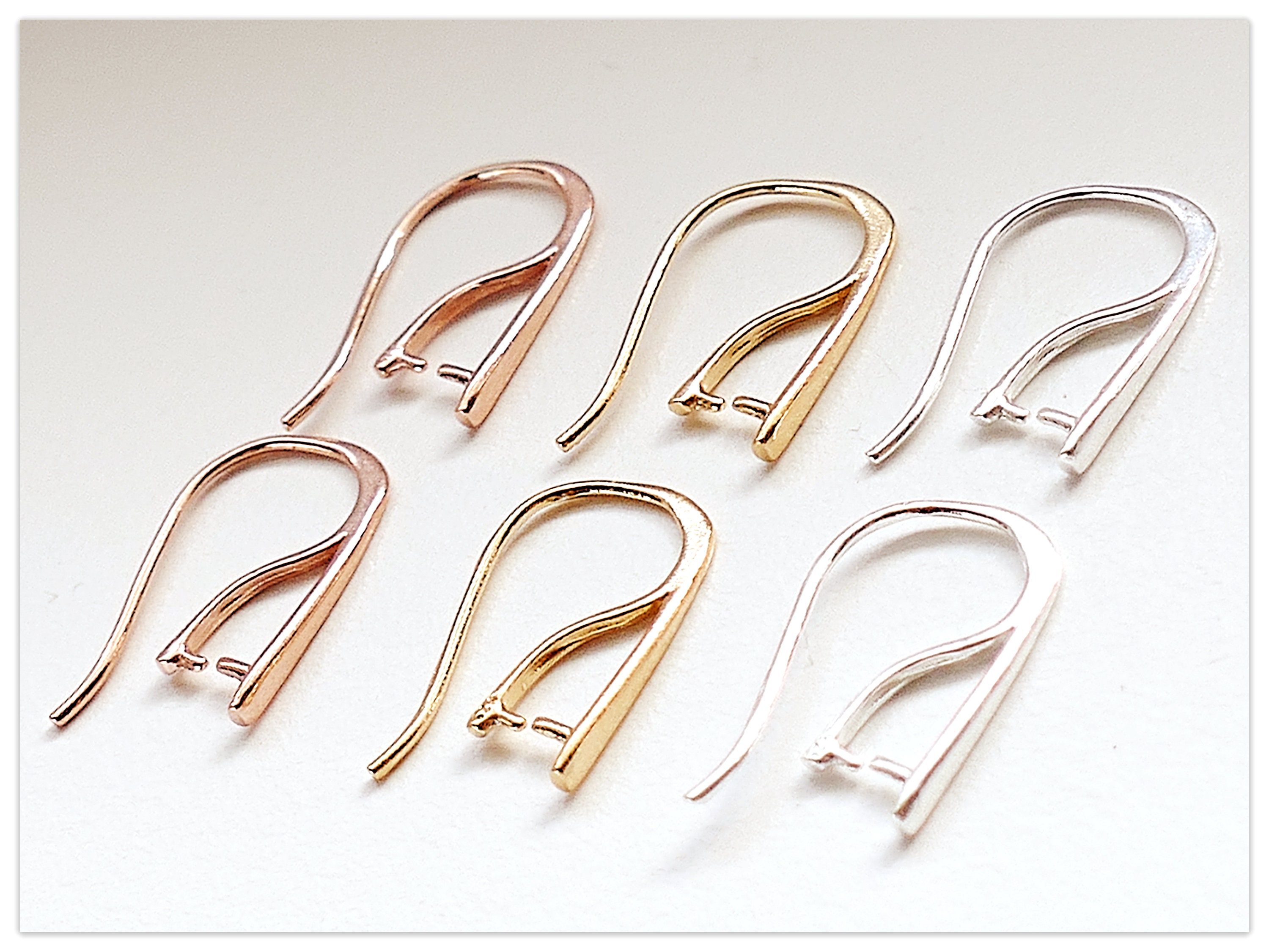 1800pcs Wholesale Hypoallergenic Ear Wires Nickel Free Earring Hooks Silver Earring  Hooks Bulk Ball Coil Fish French S Ear Hooks 