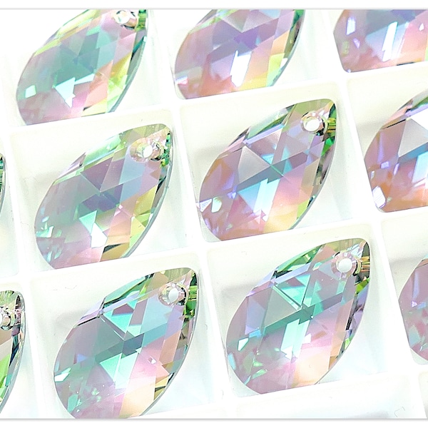 Swarovski Elements 6106 Pear-shaped Crystal Paradise Shine Swarovski Mandel Swarovski Birne Swarovski Kristall 16mm Kristall 22mm Kristall