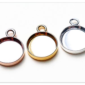 8mm Silber runde Cabochon Anhänger 925 Sterlingsilber Münzanhänger Rohlinge Echtsilber Münzen Harz Fassung Gießharz Schmuck Komponenten