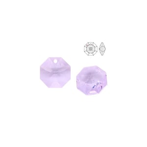 Swarovski Strass 8115 Octagon 14mm Violet Swarovski Achteck violettes Kristall lila Stein Swarovski Kristall Anhänger
