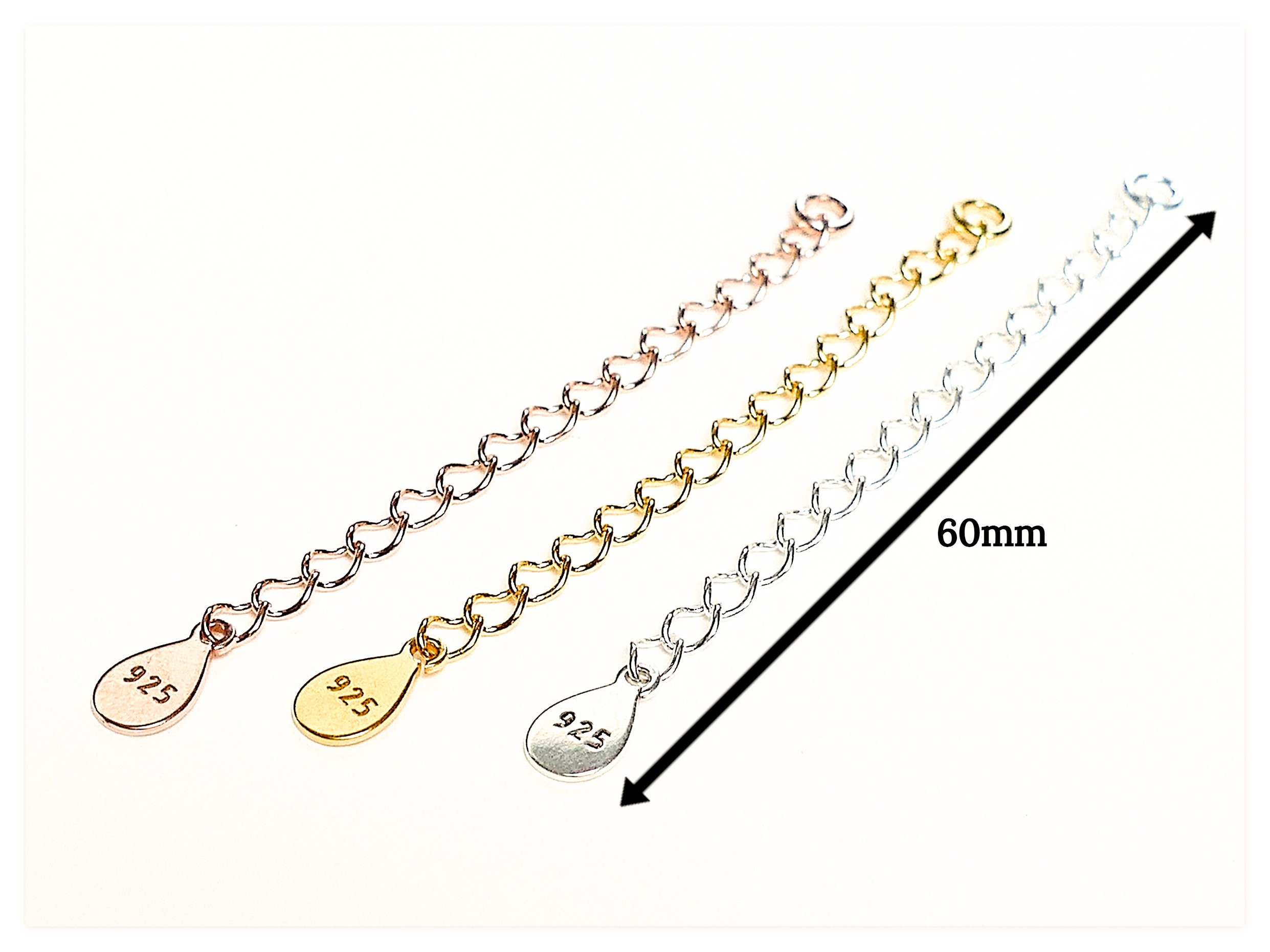 Extension chain · chain extender · chain extend · 24k gold plated brass ·  adjustable chain · extra chain