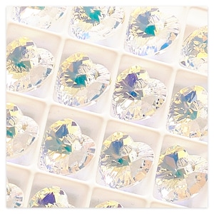 Swarovski 6228 Heart Aurore Boreale 10mm 14mm 18mm Kristall Swarovski Herz Swarovski Kristall Regenbogen Kristall Multicolor Kristall
