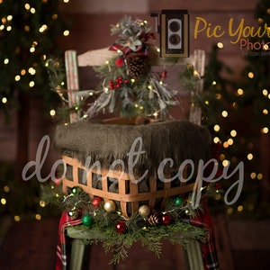 Woodsy Noel Digital Backdrop