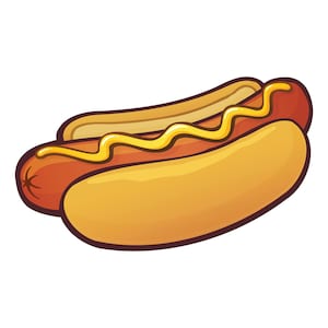 Vinyl Sticker Decal Hot Dog Hotdog Fast Food DIY Sign Custom