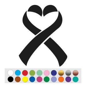 Vinyl Sticker Decal Ribbon Awareness DIY Sign