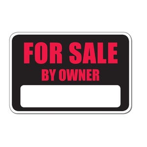 Vinyl Sticker Decal For Sale by Owner window DIY Sign
