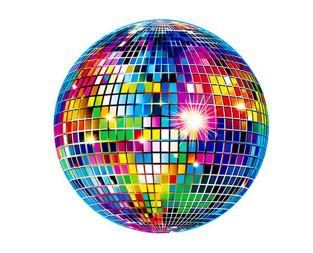 Disco Ball Music Dance Print Bumper Sticker Decal Etsy