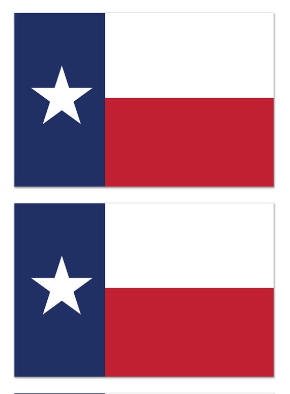 Texas Flag Tx Usa American Lone Star Banner High Grade Vinyl Etsy