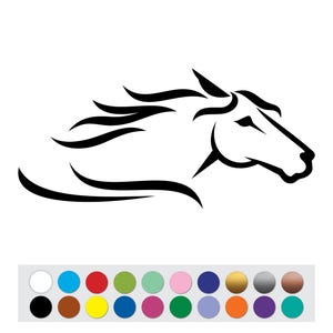 Vinyl Sticker Decal Horse Stallion Animal DIY Sign Custom