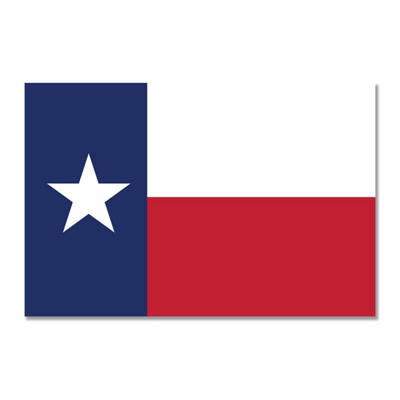Texas Flag TX USA American Lone Star Banner High Grade Vinyl Etsy
