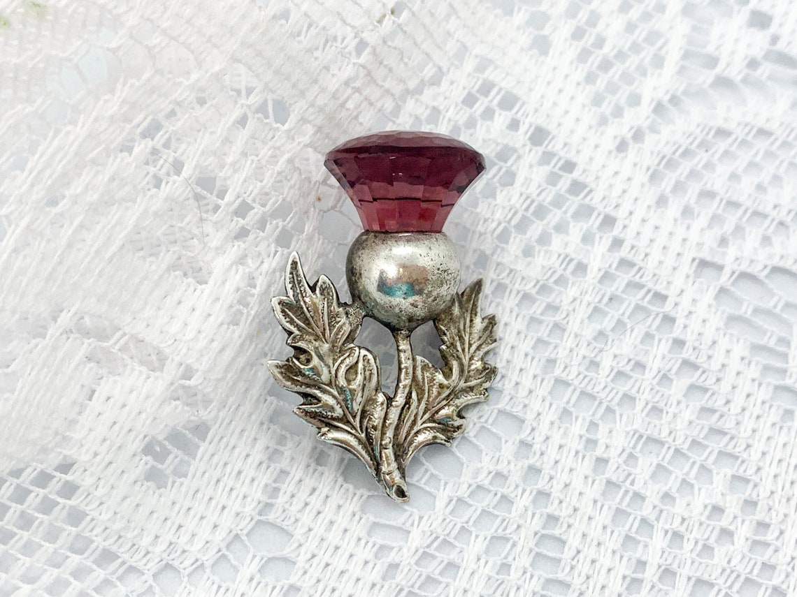 Scottish thistle thistle lapel pin Scottish Jewellery Etsy