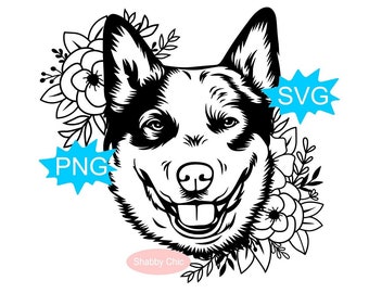 Blue Heeler Svg, Australian Blue Heeler Svg, Blue Heeler Png, Australian Blue Heeler Png, Australian Cattle Dog Svg, Herding Svg
