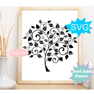 Árbol genealógico SVG, árbol genealógico PNG, árbol genealógico, árbol genealógico svg cricut, árbol genealógico archivo svg, árbol genealógico, sublimación del árbol genealógico