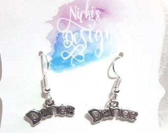 Dance Earrings, Jewelry Dancer Gift, Girls Earrings, Christmas Gift,Holiday Gift, Dance Gift, Dance Teacher Gift