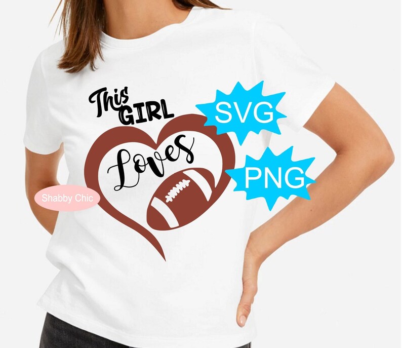 Football Love Svg Football Woman Svg Football Shirt Svg Etsy Canada