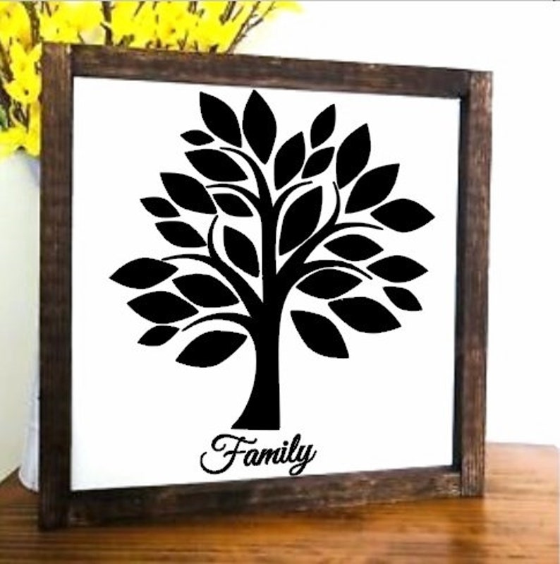 Download Family Tree SVG PNG Cricut Silhouette Keepsake Home Decor | Etsy