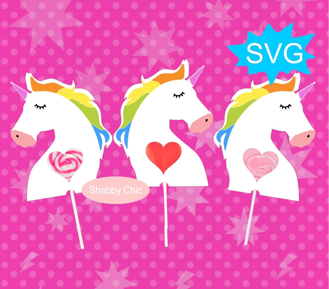 Lollipop Svg, Unicorn Birthday Svg, Valentines Day Lollipop Holder Svg ...
