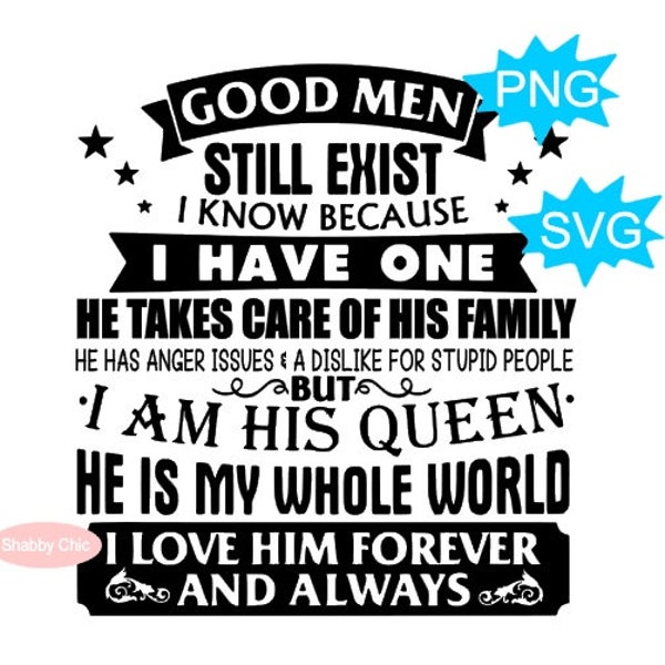 Husband Svg, His Queen Svg, His Queen Png, Mens Svg, Womens Svg, Men Sublimation, Boyfriend Svg, Husband Png, Wife Png, Marriage Png