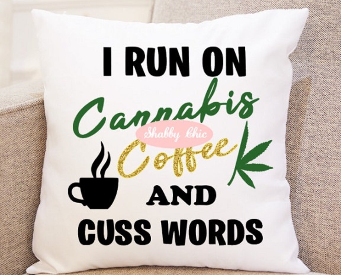 Cannabis and Coffee Svg Cannabis Svg Marijuana Svg Weed Etsy