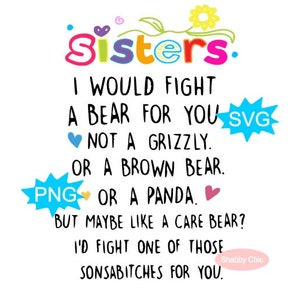 Sorella Svg, Sorella Pazza Svg, Sorella Pazza Png, Sorella Png, Sorelle Per Sempre Png, Sorelle Svg per Tumbler, Tazze Sorelle Svg, Tazza Sorella Svg