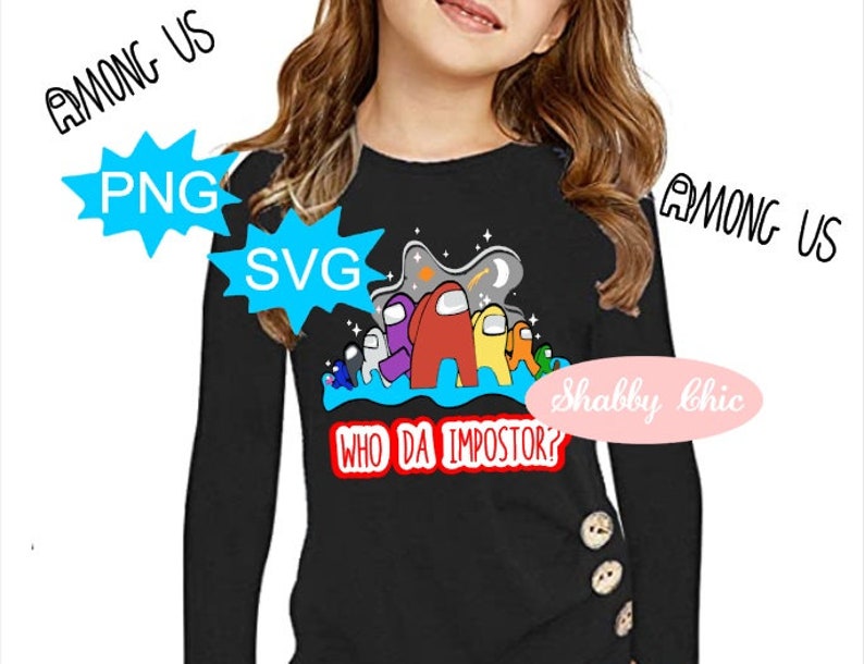 Download Among Us SVG PNG Imposter Sus Impostor Video Game Crew ...
