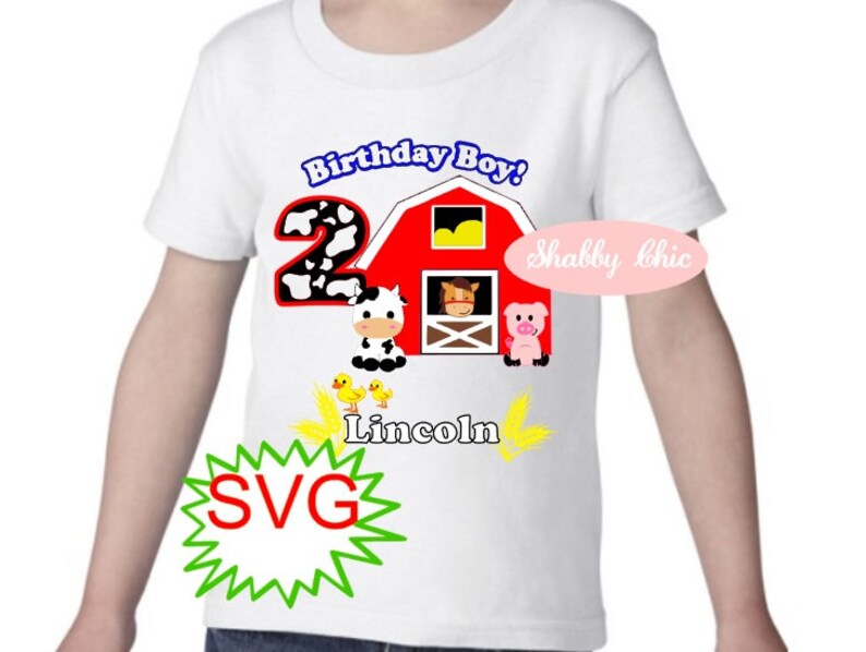Download Farm Boy Birthday SVG Party Birthday Shirt Cricut ...