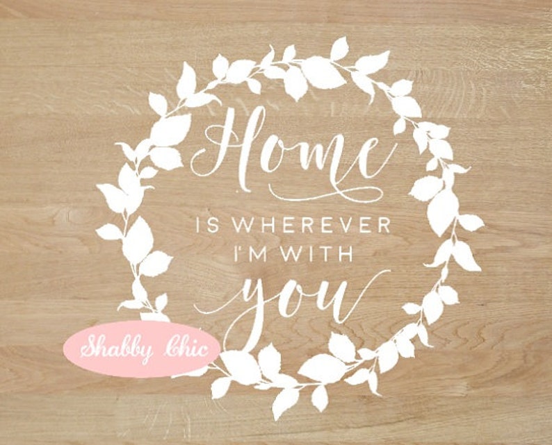Home Decor SVG Wall Decor SVG Home Svg Home is Wherever Im Etsy Canada