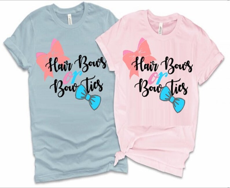 Gender Reveal Shirt for Mom and Dad Gender Reveal Svg for Etsy