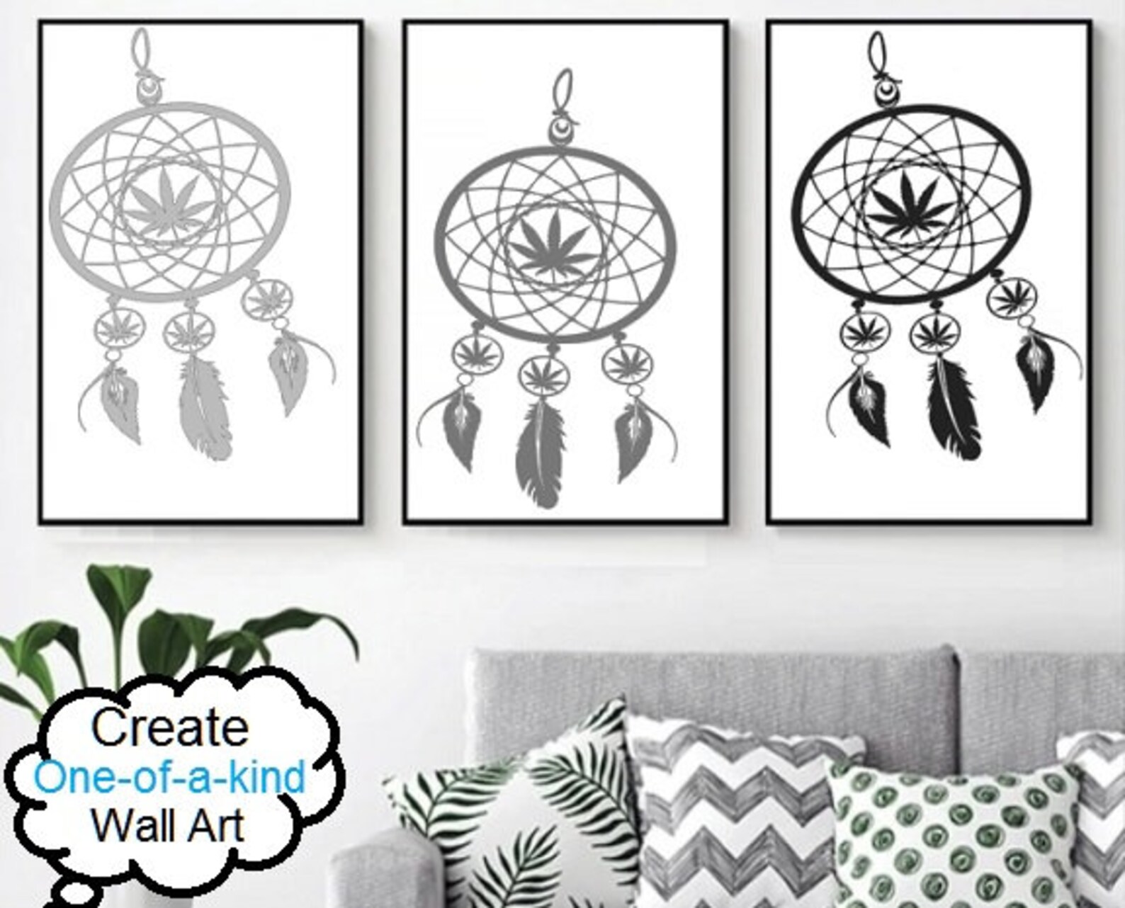 Marijuana Dreamcatcher Weed Cannabis SVG Cricut Silhouette Etsy Hong Kong