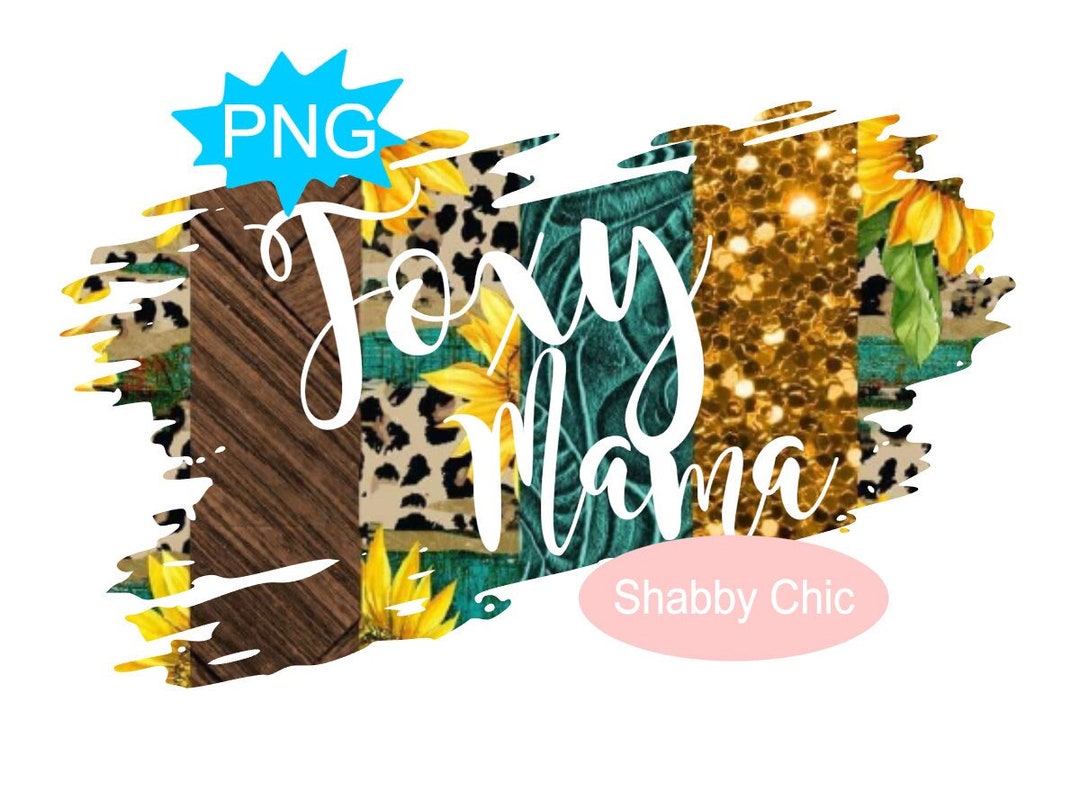 Foxy Mama Png Mothers Day Png Foxy Mama Sublimation Mom Etsy