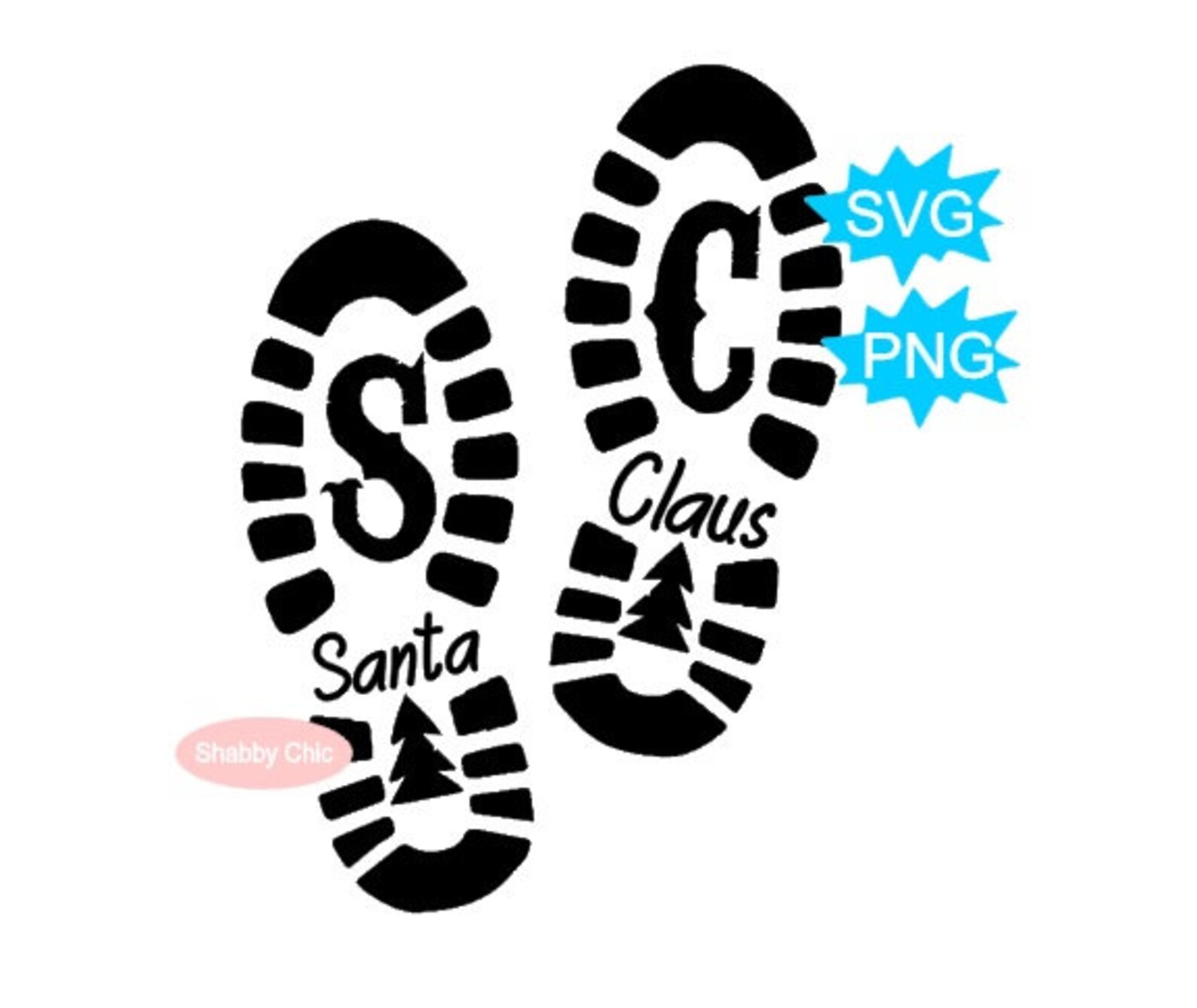 Santa Bootprint Svg Santa Boot Print Svg Santa Boots Png - Etsy Canada
