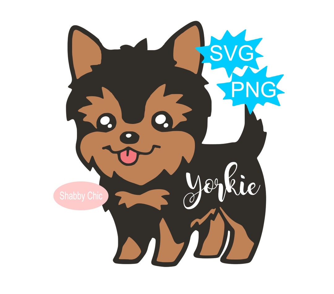 Yorkie Svg File Yorkie Svg, Yorkie Png, Yorkshire Terrier Svg, Yorkie Sublimation ...