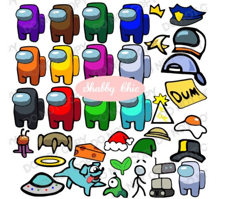 Download Among Us Bundle SVG Imposter Impostor Video Game 35pc Crew ...
