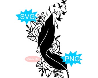 Feather Svg Png, Native Svg, Feather Sublimation, First Nations Svg, First Nations Sublimation, Indigenous Sublimation