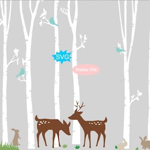Woodlands Svg, Woodland Nursery Svg, Woodland Animals Svg, Woodland Nursery Decor Svg, Woodland Svg, Deer Nursery Svg, Forest Animals Svg