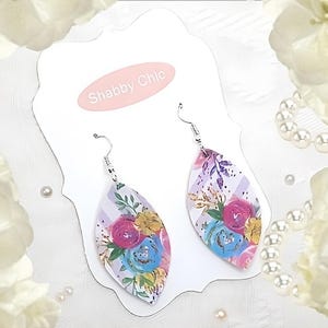 Bloemenoorbellen, tuinoorbellen, trendy oorbellen, hangoorbellen voor vrouwen, cadeaus voor haar Kerstmis, cadeaus voor vrouwen, lenteoorbellen
