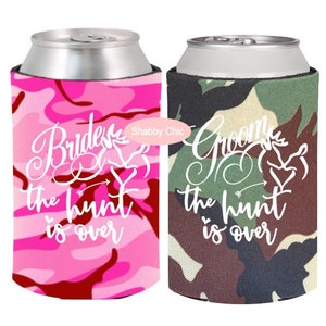 Bride and Groom Can Cooler, Bride and Groom Gift, Bride and Groom Set, Bride Groom Gift, Wedding Shower Gift, Drink Cooler, Beer Cooler