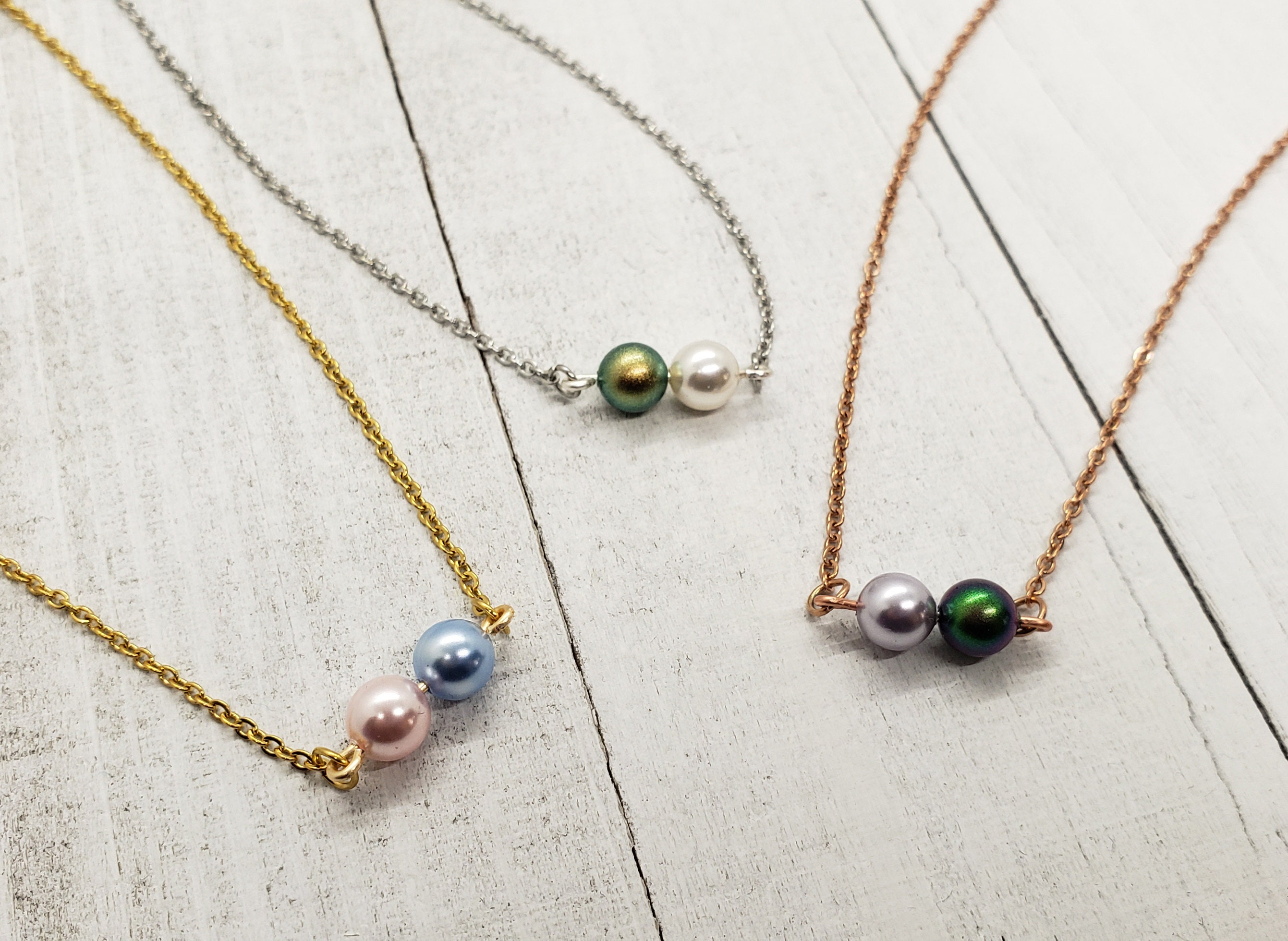 Pearl cheap friendship necklace