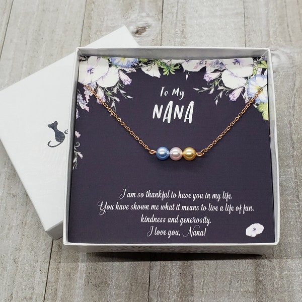 Sterling Silver Personalized Planet Nana Has My Heart Birthstone