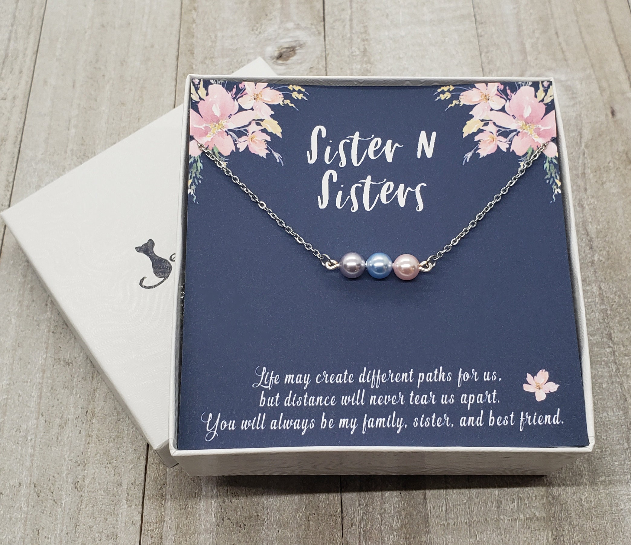 Swarovski cheap sister necklace