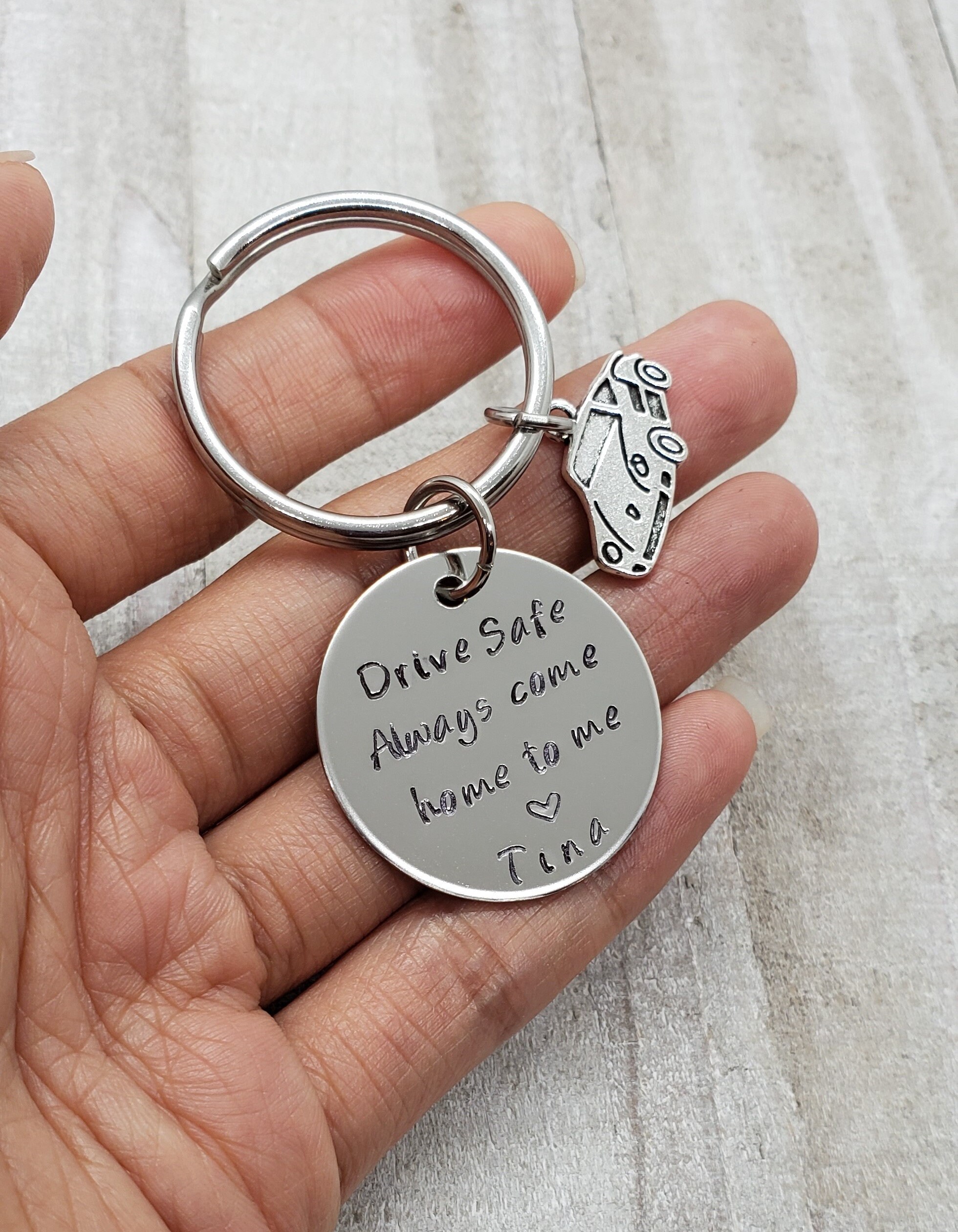 Drive Safe Keychain Car Charm Keychain Always Come Home to Me Keychain First Driver Gift New Driver Be Safe Come Home Safe Keychain Etsy Canada
